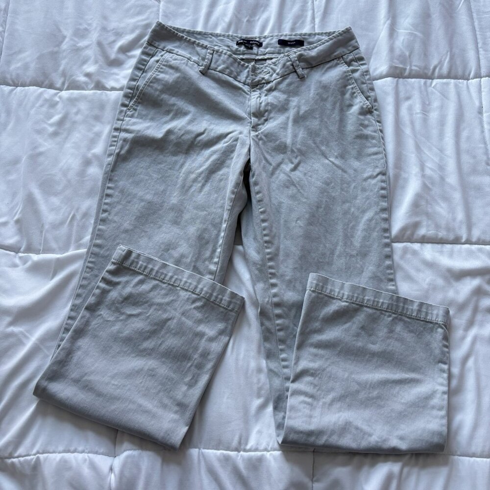 Gap Aubrey Jeans Womens 6A Stretch Wide Leg Gray Jeans Cotton‎ Office Business